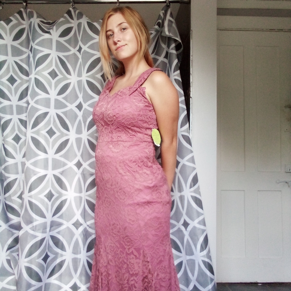 Pink Windsor prom dress  size medium